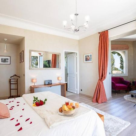 Le Castel Rose Super Cannes, Face Aux Iles De Lerins Vallauris Eksteriør bilde