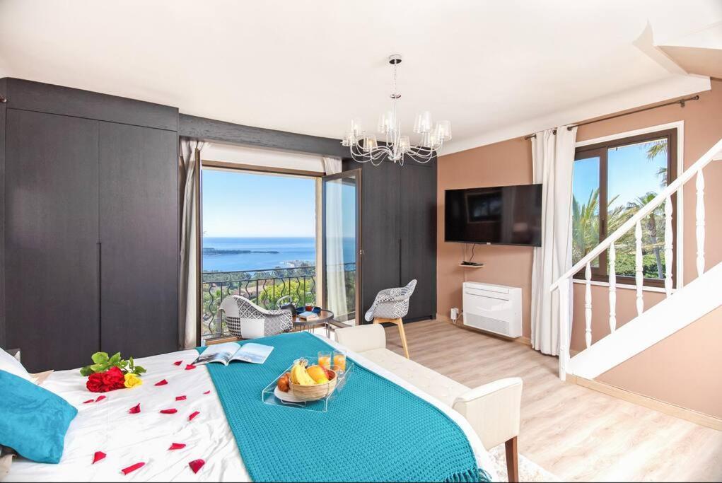 Le Castel Rose Super Cannes, Face Aux Iles De Lerins Vallauris Eksteriør bilde